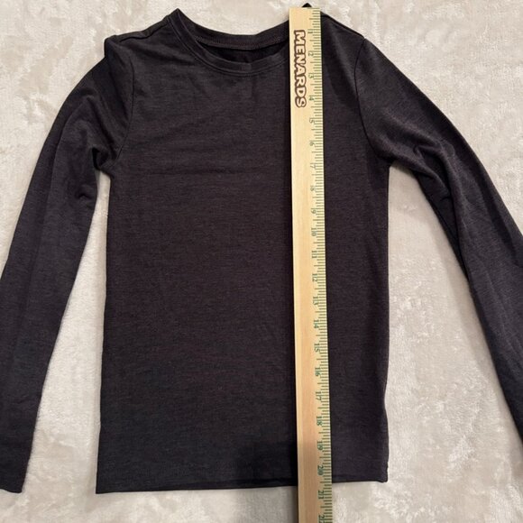 Russell Under Layer Black Long Sleeve Tee Boys Size Medium 8 - Picture 5 of 6